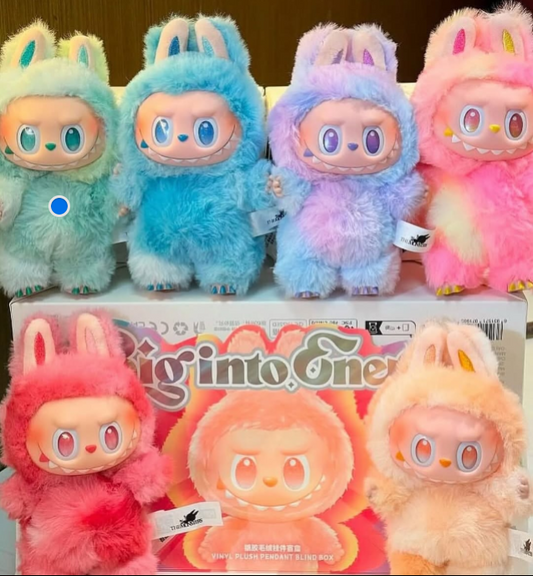 Labubu Monster Plush Keychain Blind Box (Random Character) - 1 PC